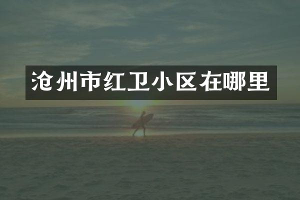 沧州市红卫小区在哪里