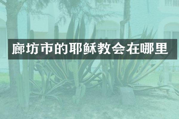 廊坊市的耶稣教会在哪里