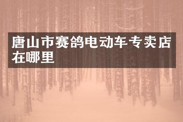 唐山市赛鸽电动车专卖店在哪里