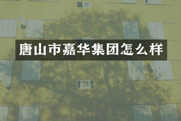 唐山市嘉华集团怎么样