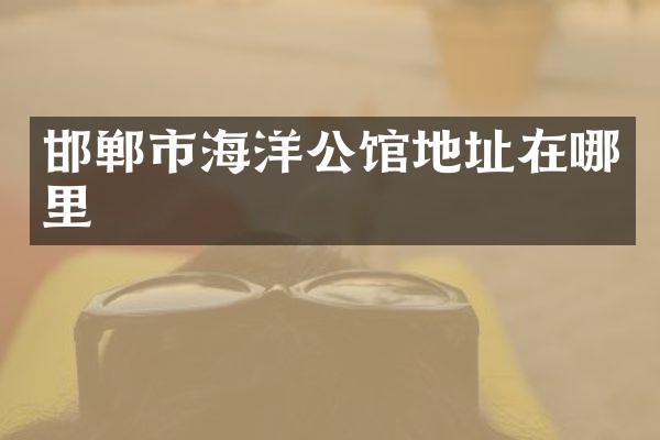 邯郸市海洋公馆地址在哪里