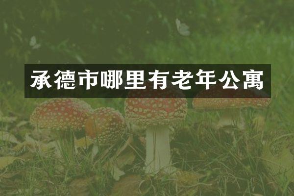承德市哪里有老年公寓
