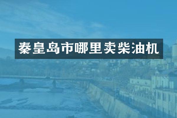 秦皇岛市哪里卖柴油机