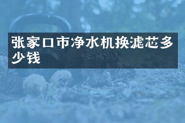 张家口市净水机换滤芯多少钱