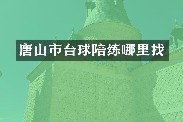 唐山市台球陪练哪里找
