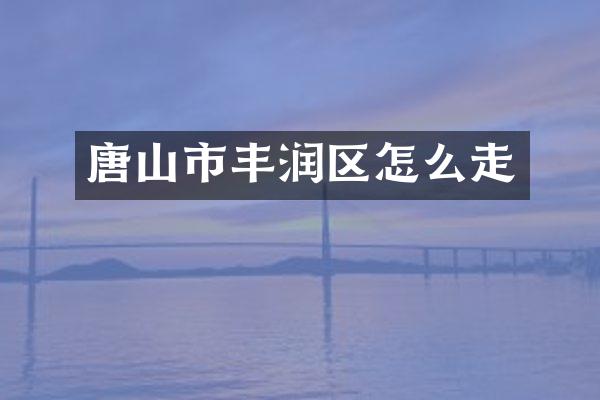 唐山市丰润区怎么走