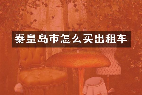 秦皇岛市怎么买出租车