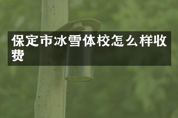 保定市冰雪体校怎么样收费