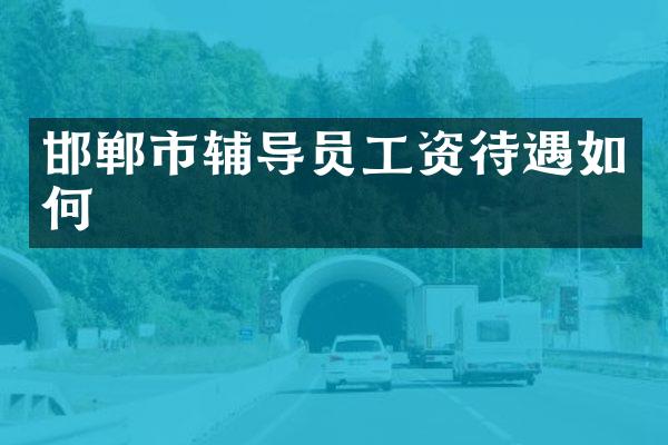 邯郸市辅导员工资待遇如何