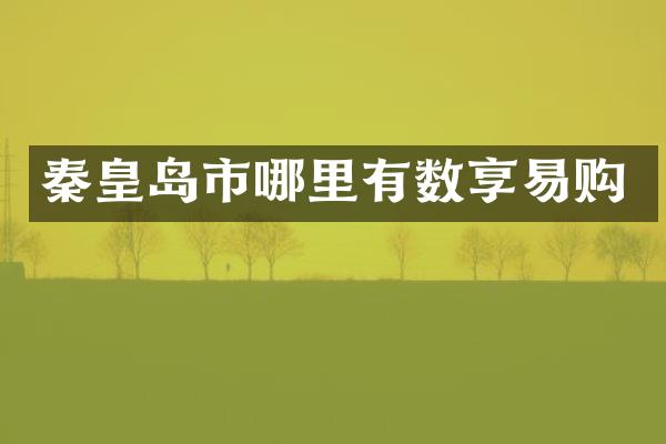 秦皇岛市哪里有数享易购