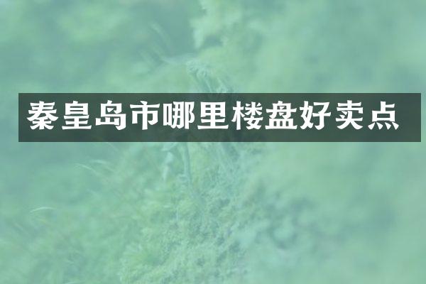 秦皇岛市哪里楼盘好卖点