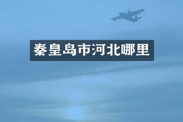 秦皇岛市河北哪里