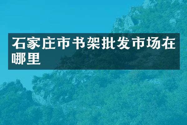 石家庄市书架批发市场在哪里