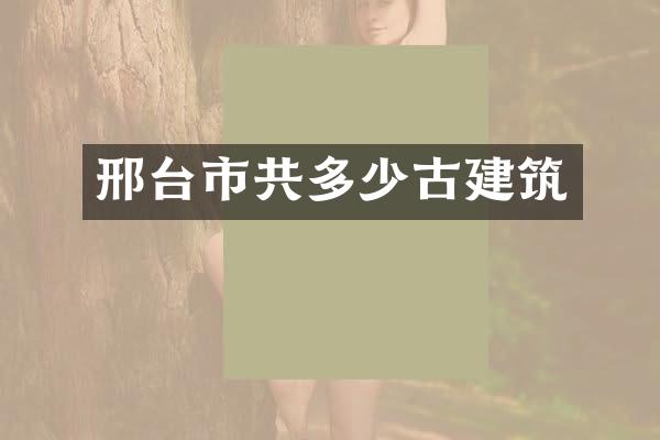 邢台市共多少古建筑
