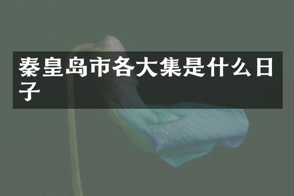 秦皇岛市各大集是什么日子