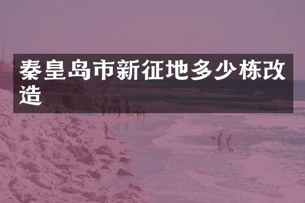 秦皇岛市新征地多少栋改造