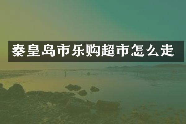 秦皇岛市乐购超市怎么走