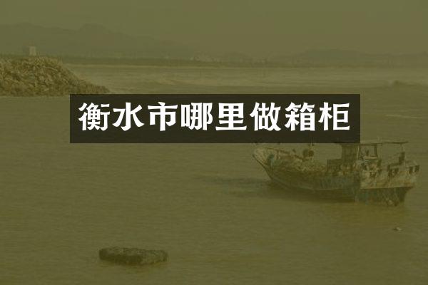 衡水市哪里做箱柜