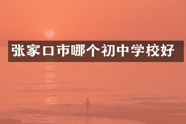 张家口市哪个初中学校好