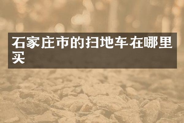 石家庄市的扫地车在哪里买