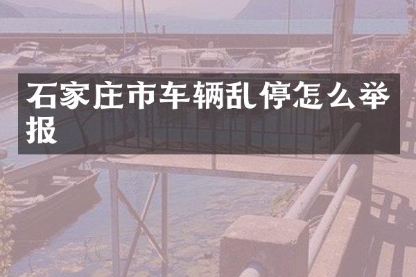 石家庄市车辆乱停怎么举报