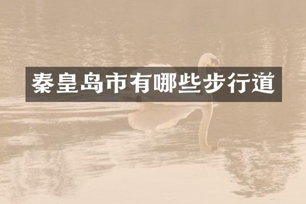 秦皇岛市有哪些步行道