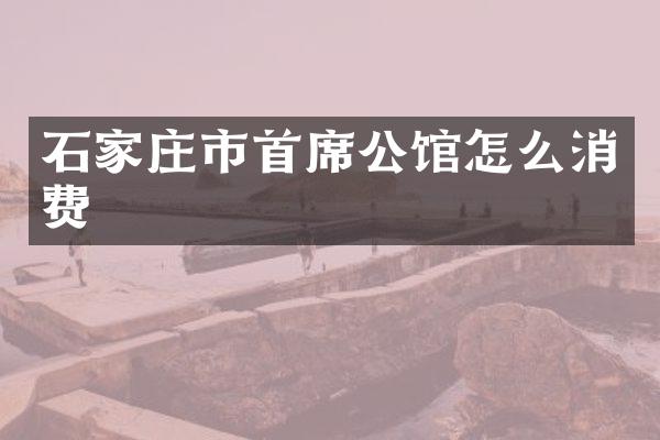 石家庄市首席公馆怎么消费