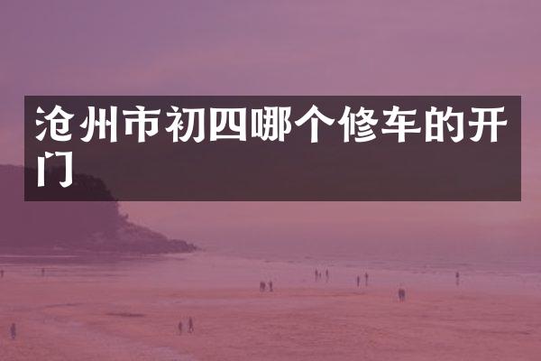 沧州市初四哪个修车的开门