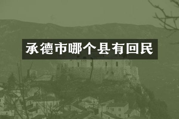 承德市哪个县有回民