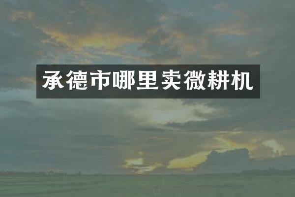 承德市哪里卖微耕机
