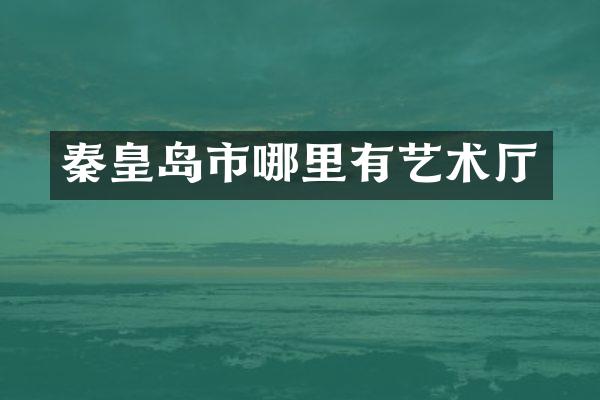 秦皇岛市哪里有艺术厅